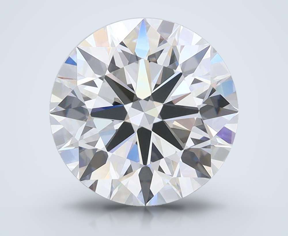 2.88ct D FL Rare Carat Ideal Cut Round Lab Grown Diamond