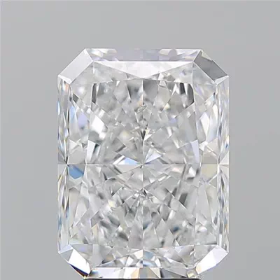 5.06ct D SI2 Rare Carat Ideal Cut Radiant Diamond