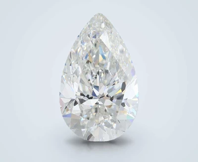 4.02ct F VVS2 Very Good Cut Pear Lab Grown Diamond