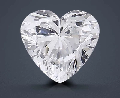 0.70ct D SI2 Rare Carat Ideal Cut Heart Diamond