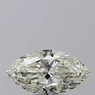 3.06ct K SI1 Rare Carat Ideal Cut Marquise Diamond