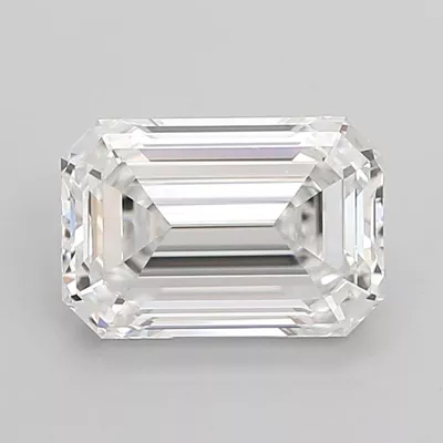 2.24ct F VVS1 Rare Carat Ideal Cut Emerald Lab Grown Diamond