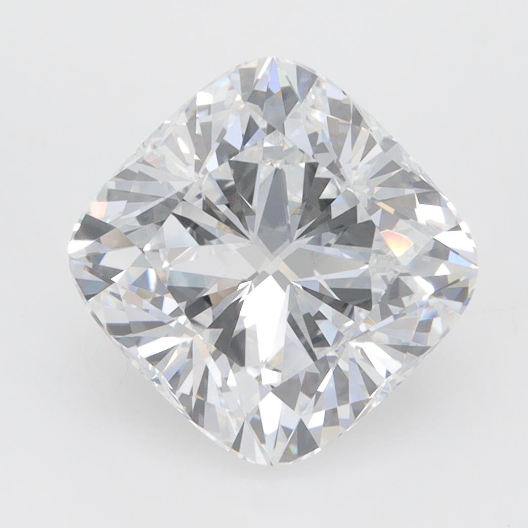 3.07ct D VVS1 Rare Carat Ideal Cut Cushion Lab Grown Diamond