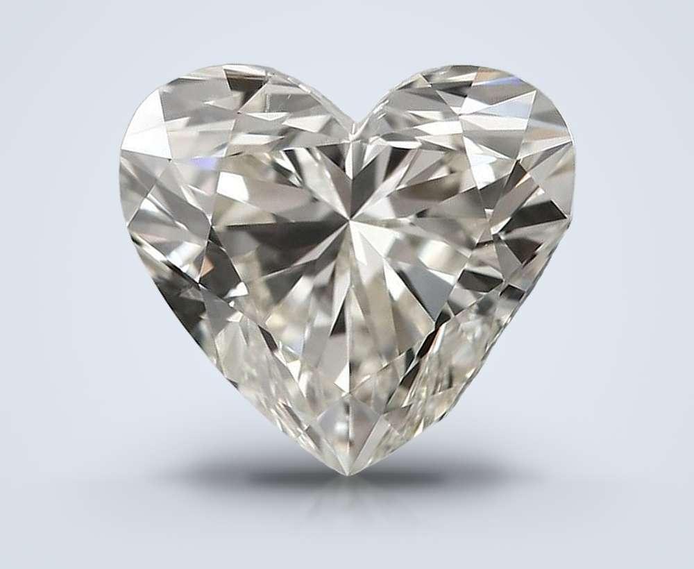 1.70ct K SI1 Rare Carat Ideal Cut Heart Diamond