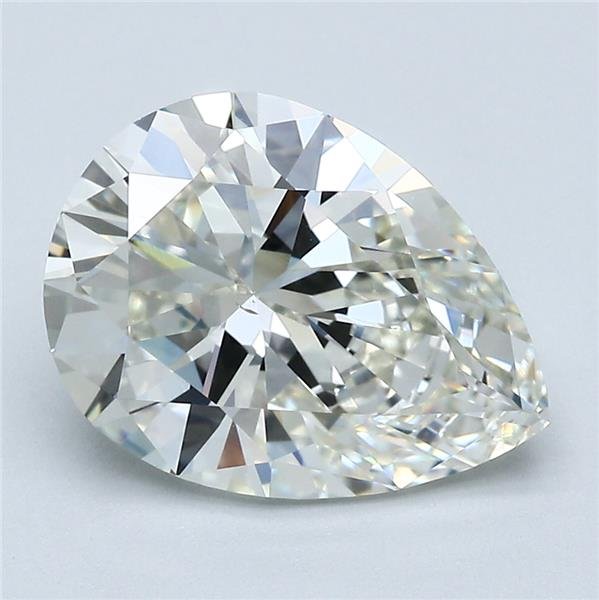 3.25ct J VS2 Rare Carat Ideal Cut Pear Diamond