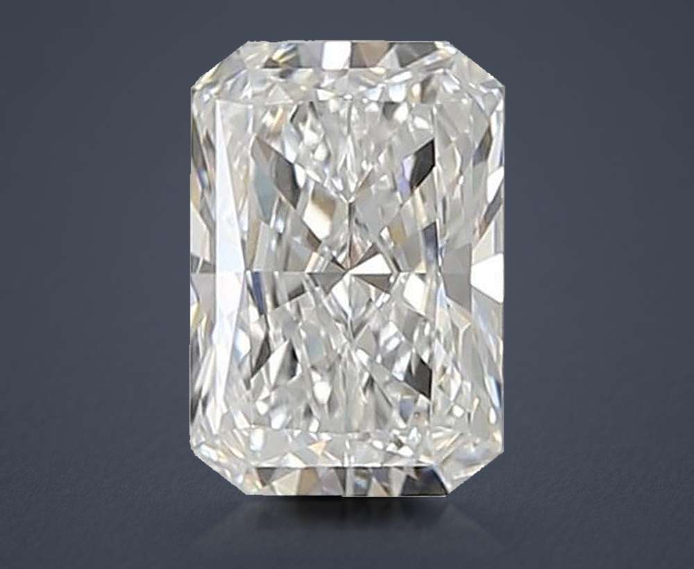 1.31ct D VS1 Rare Carat Ideal Cut Radiant Lab Grown Diamond