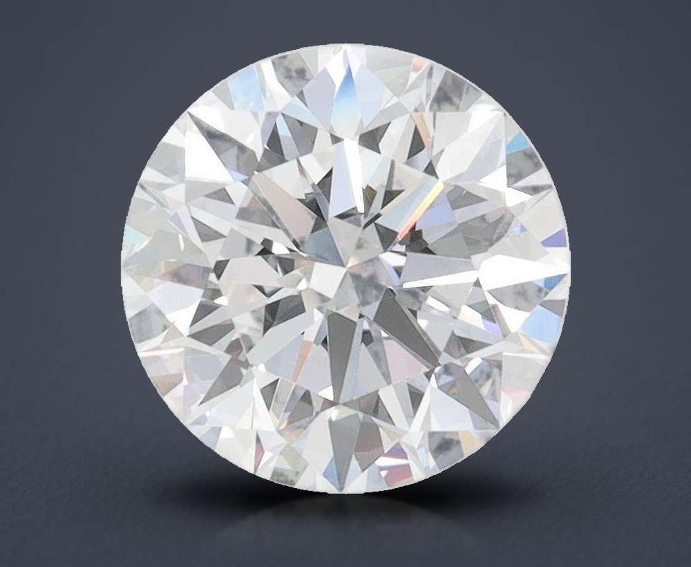 2.73ct D VVS1 Rare Carat Ideal Cut Round Lab Grown Diamond