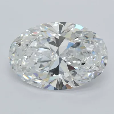 2.04ct D VVS1 Rare Carat Ideal Cut Oval Lab Grown Diamond
