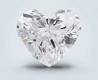 3.06ct D IF Rare Carat Ideal Cut Heart Lab Grown Diamond