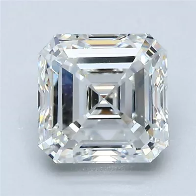 2.01ct H VS1 Rare Carat Ideal Cut Asscher Diamond