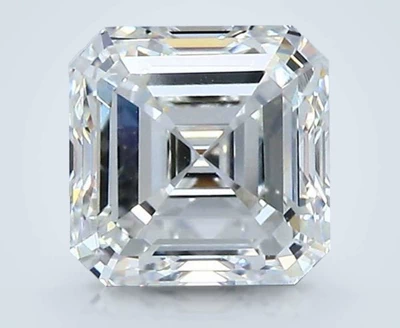2.01ct H VS1 Rare Carat Ideal Cut Asscher Diamond