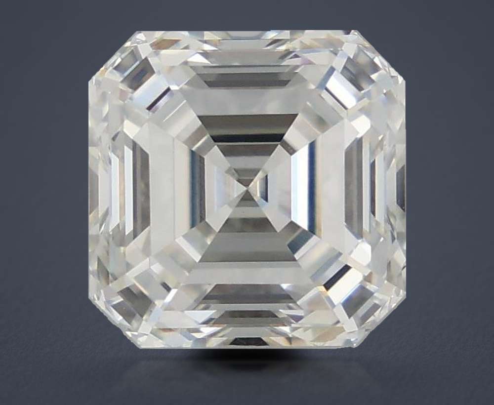 3.01ct G VVS2 Rare Carat Ideal Cut Asscher Lab Grown Diamond
