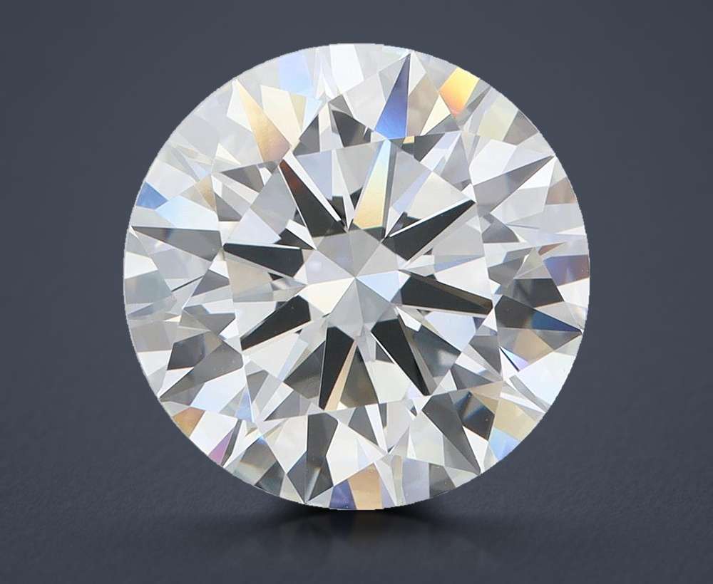 6.07ct F VVS2 Rare Carat Ideal Cut Round Lab Grown Diamond