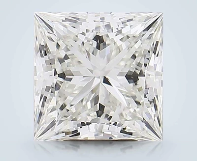 5.09ct G VVS2 Rare Carat Ideal Cut Princess Lab Grown Diamond