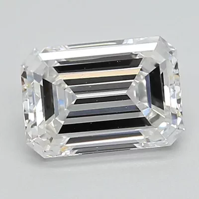 1.39ct D VS1 Rare Carat Ideal Cut Emerald Lab Grown Diamond