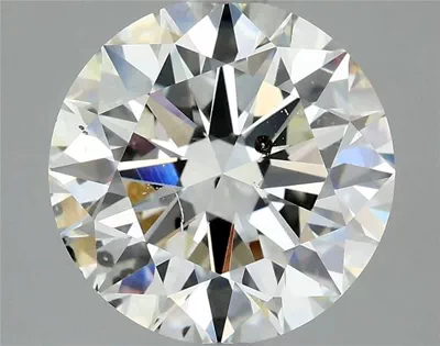 2.70ct I SI2 Rare Carat Ideal Cut Round Diamond