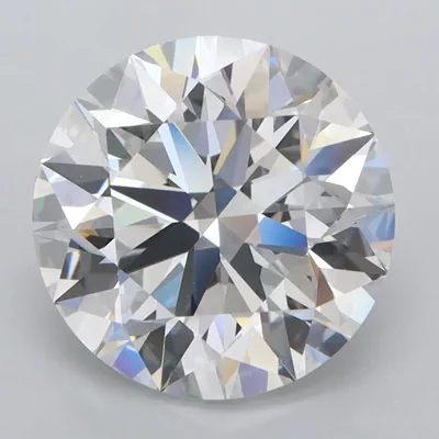 4.00ct D FL Rare Carat Ideal Cut Round Lab Grown Diamond