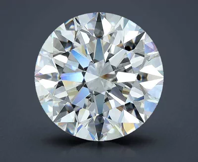 2.45ct E FL Rare Carat Ideal Cut Round Diamond
