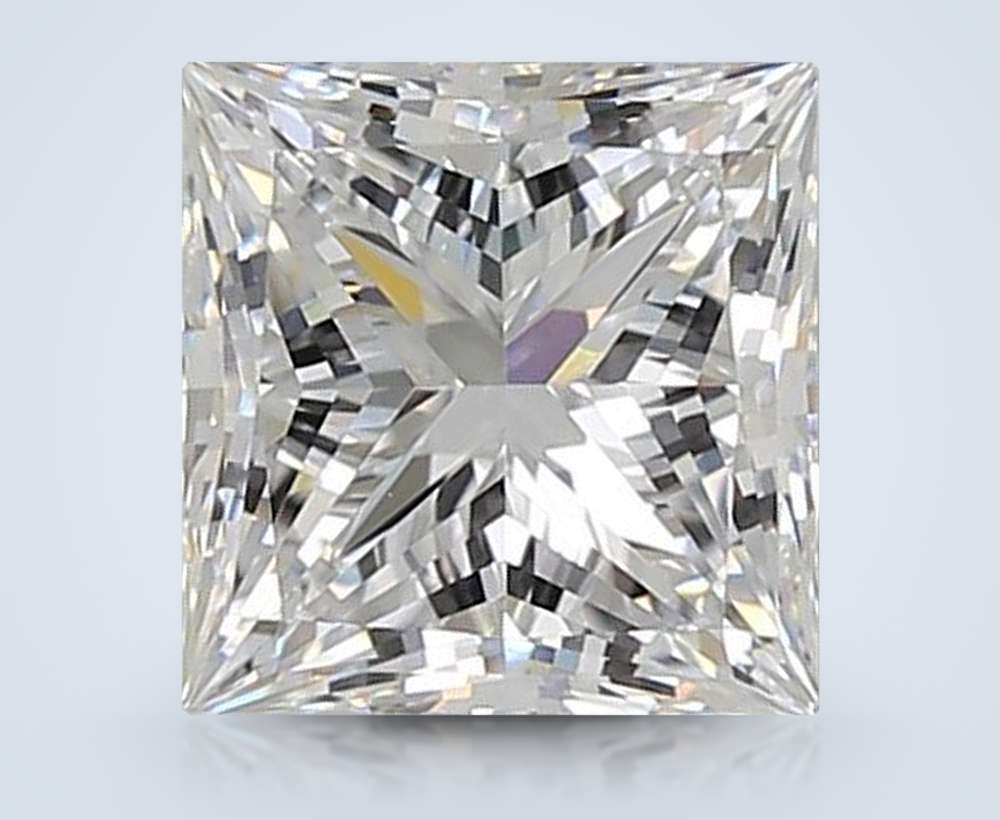 2.01ct D VVS2 Excellent Cut Princess Lab Grown Diamond