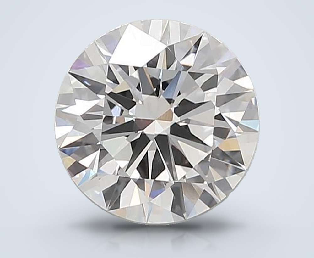 4.67ct E VVS2 Rare Carat Ideal Cut Round Lab Grown Diamond