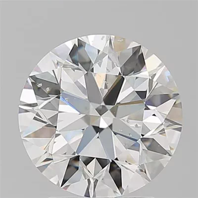 3.02ct G SI2 Excellent Cut Round Diamond