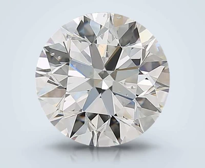 3.02ct G SI2 Excellent Cut Round Diamond