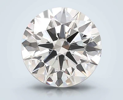 3.04ct F VVS2 Rare Carat Ideal Cut Round Lab Grown Diamond