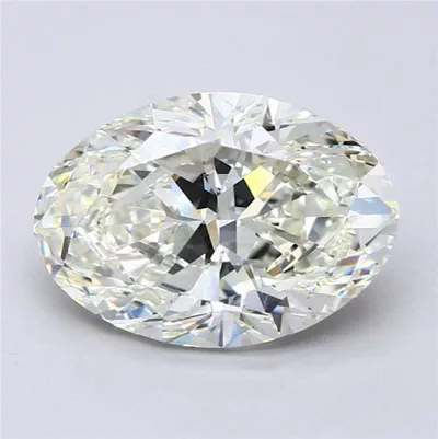 5.51ct K SI1 Rare Carat Ideal Cut Oval Diamond