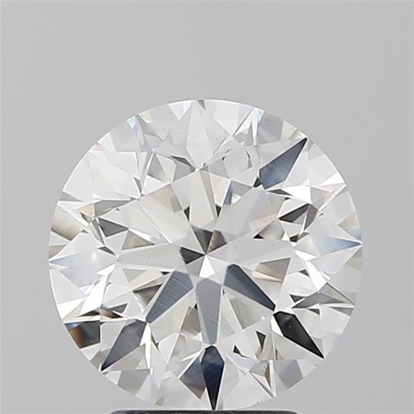 3.08ct H VS1 Excellent Cut Round Lab Grown Diamond