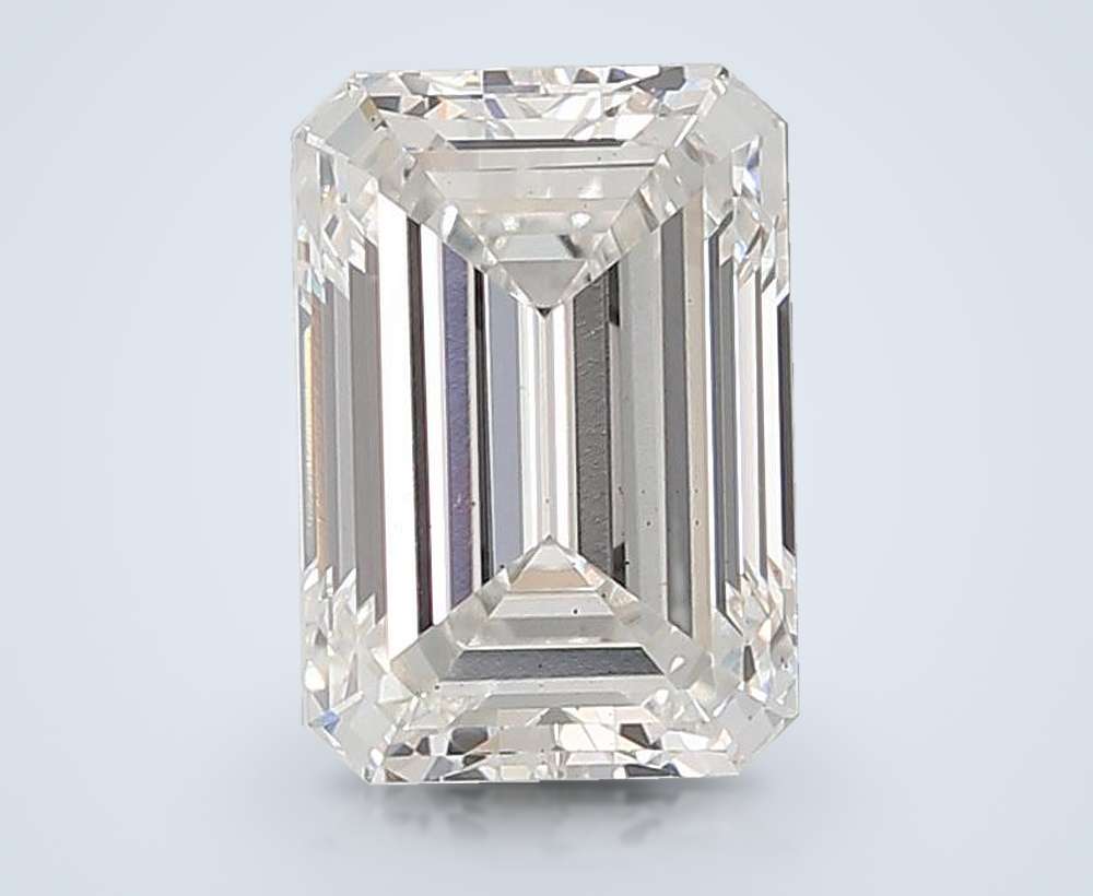 5.27ct G VS2 Rare Carat Ideal Cut Emerald Lab Grown Diamond