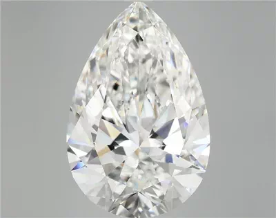 11.64ct F VVS2 Rare Carat Ideal Cut Pear Lab Grown Diamond