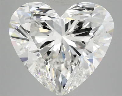5.06ct F VS1 Rare Carat Ideal Cut Heart Lab Grown Diamond