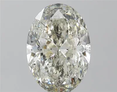 5.01ct I SI2 Rare Carat Ideal Cut Oval Diamond
