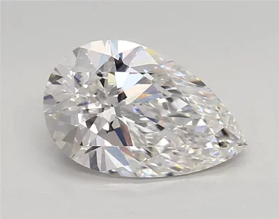 2.27ct D VVS2 Rare Carat Ideal Cut Pear Lab Grown Diamond
