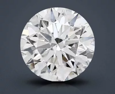 2.71ct D SI1 Rare Carat Ideal Cut Round Diamond