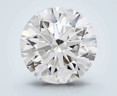 2.71ct D SI1 Rare Carat Ideal Cut Round Diamond