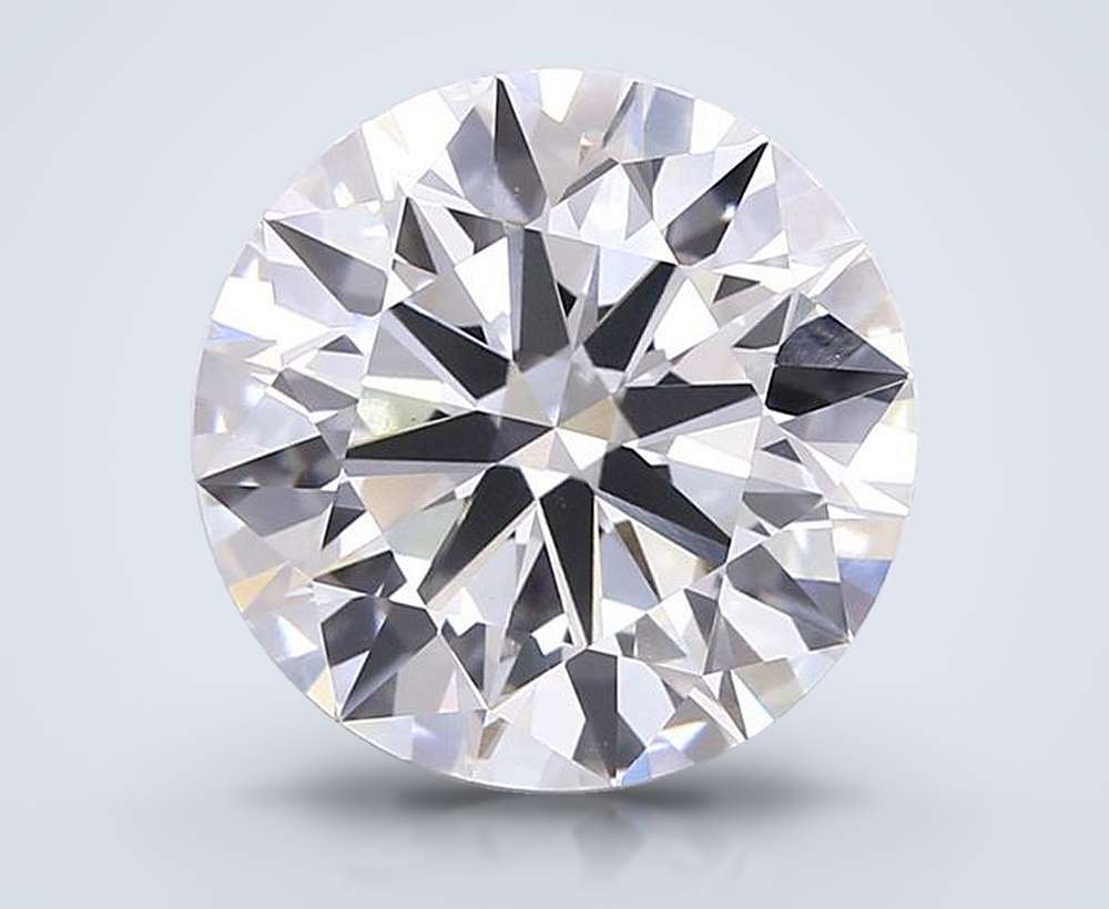 7.01ct E VS1 Rare Carat Ideal Cut Round Lab Grown Diamond