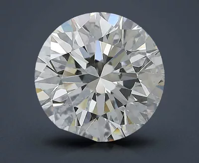4.01ct J SI1 Rare Carat Ideal Cut Round Diamond