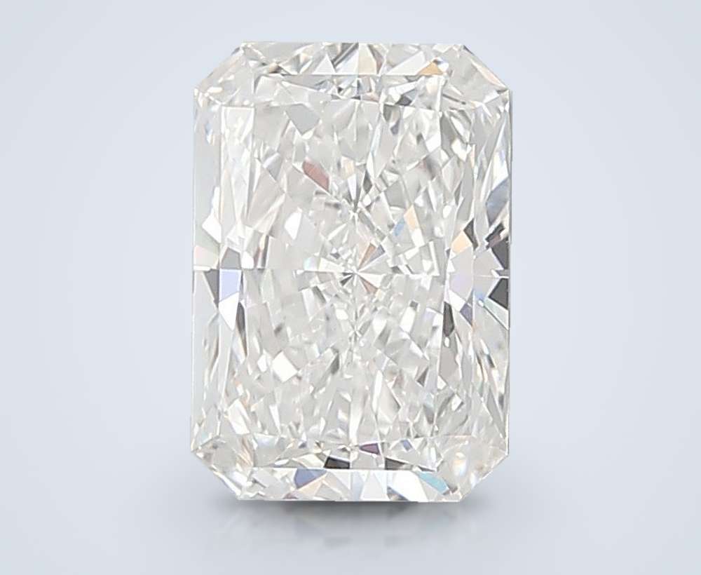 6.09ct F VS1 Rare Carat Ideal Cut Radiant Lab Grown Diamond