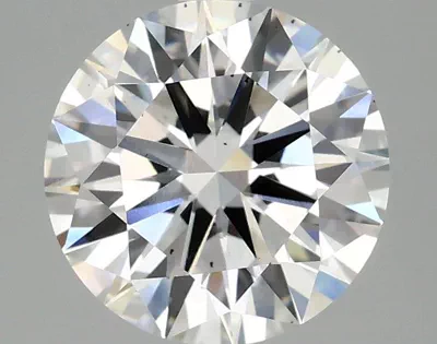 2.49ct E SI1 Rare Carat Ideal Cut Round Lab Grown Diamond