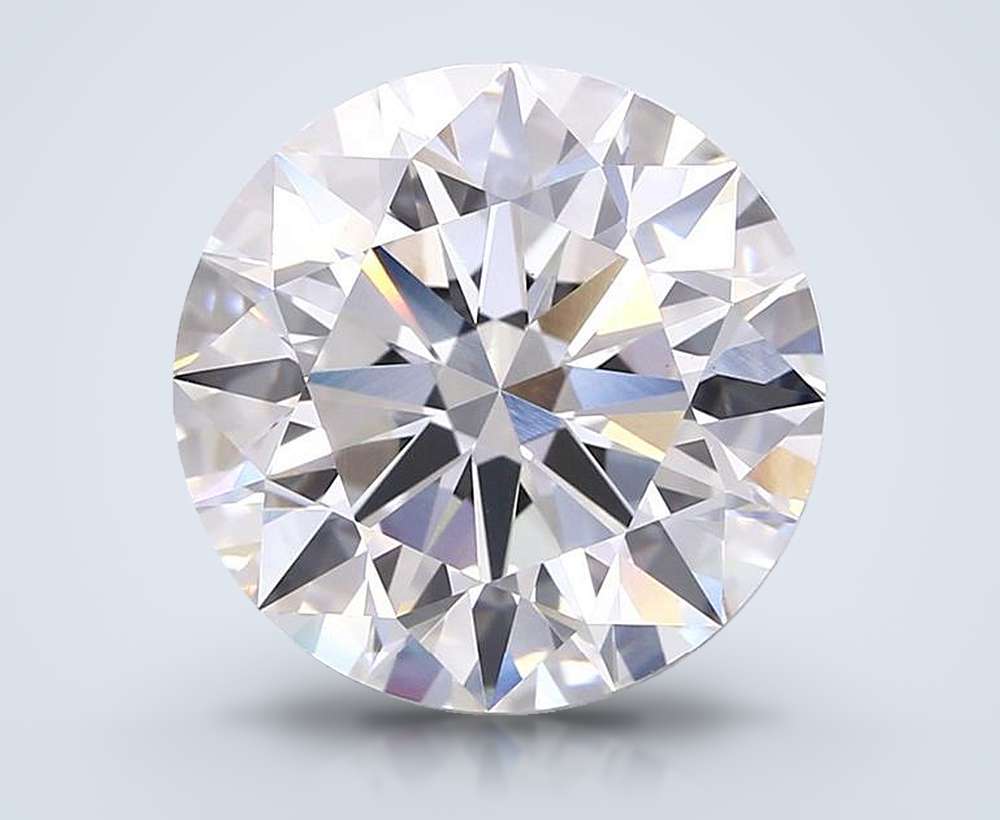 7.52ct F VVS2 Rare Carat Ideal Cut Round Lab Grown Diamond