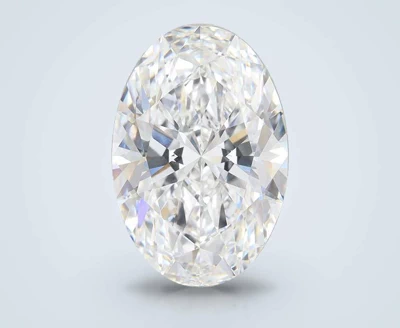 10.58ct E VVS2 Rare Carat Ideal Cut Oval Lab Grown Diamond