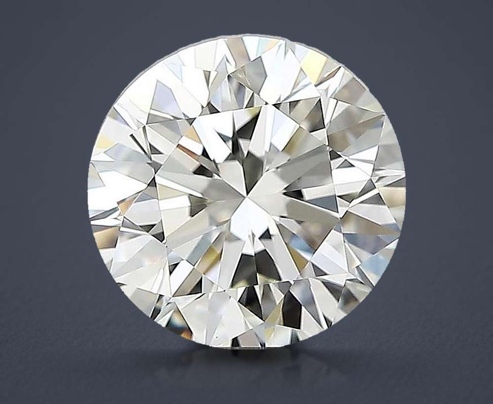 2.50ct J VVS1 Rare Carat Ideal Cut Round Diamond
