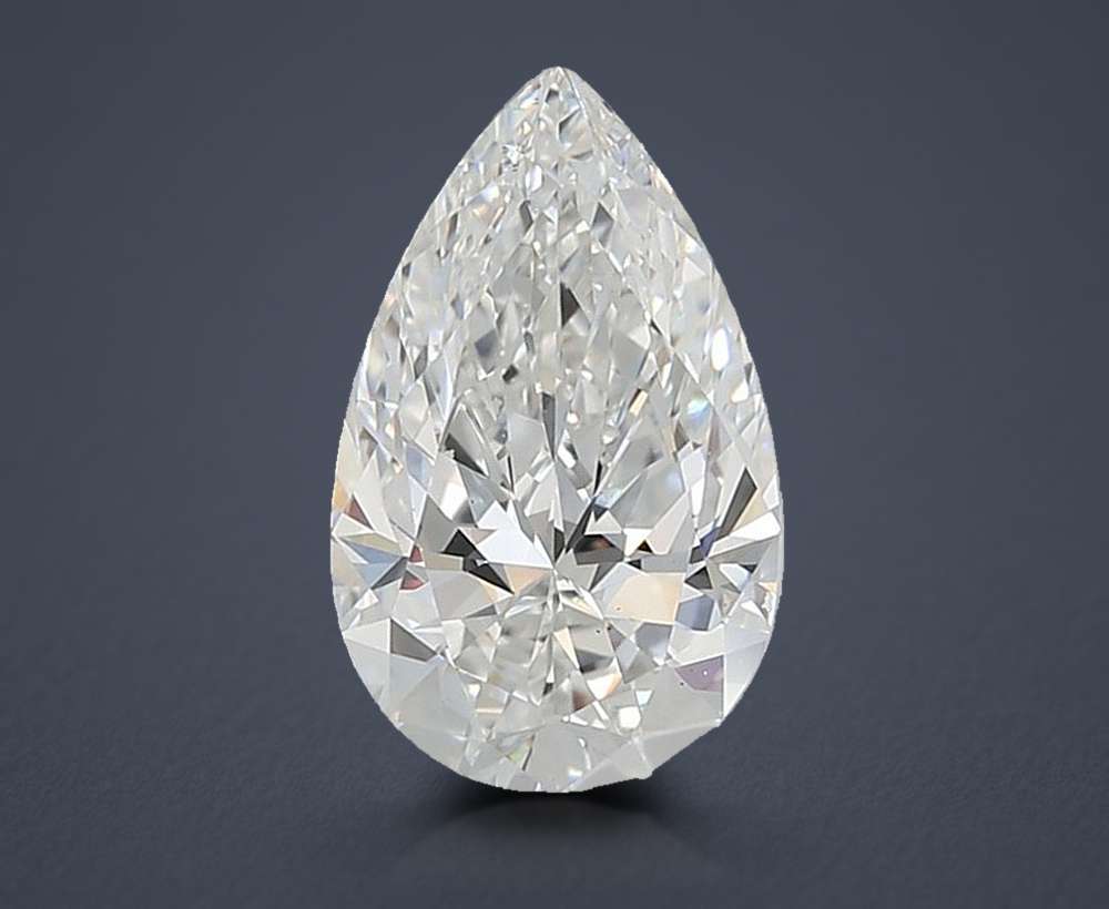 2.04ct E VS1 Rare Carat Ideal Cut Pear Lab Grown Diamond