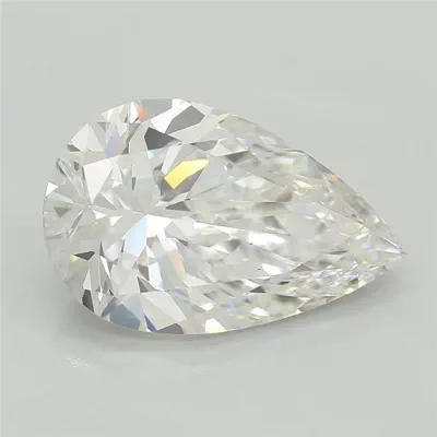 2.31ct E VS1 Rare Carat Ideal Cut Pear Lab Grown Diamond