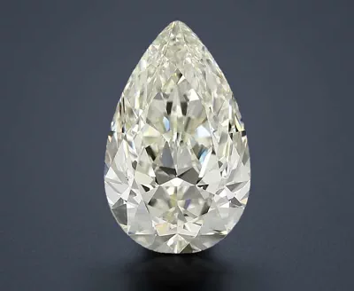 5.07ct J VVS1 Rare Carat Ideal Cut Pear Diamond