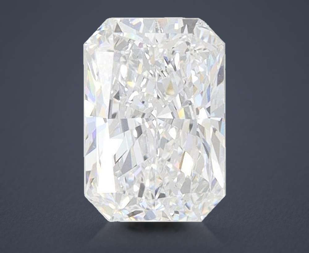 1.01ct D VS1 Rare Carat Ideal Cut Radiant Lab Grown Diamond