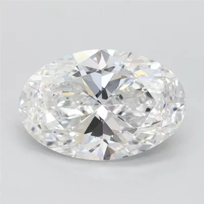 1.39ct D IF Rare Carat Ideal Cut Oval Lab Grown Diamond