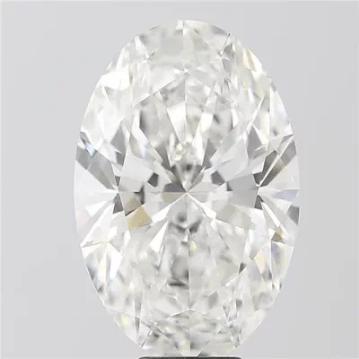 10.10ct F VVS2 Rare Carat Ideal Cut Oval Lab Grown Diamond