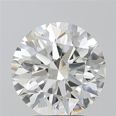 3.51ct H VS2 Rare Carat Ideal Cut Round Diamond